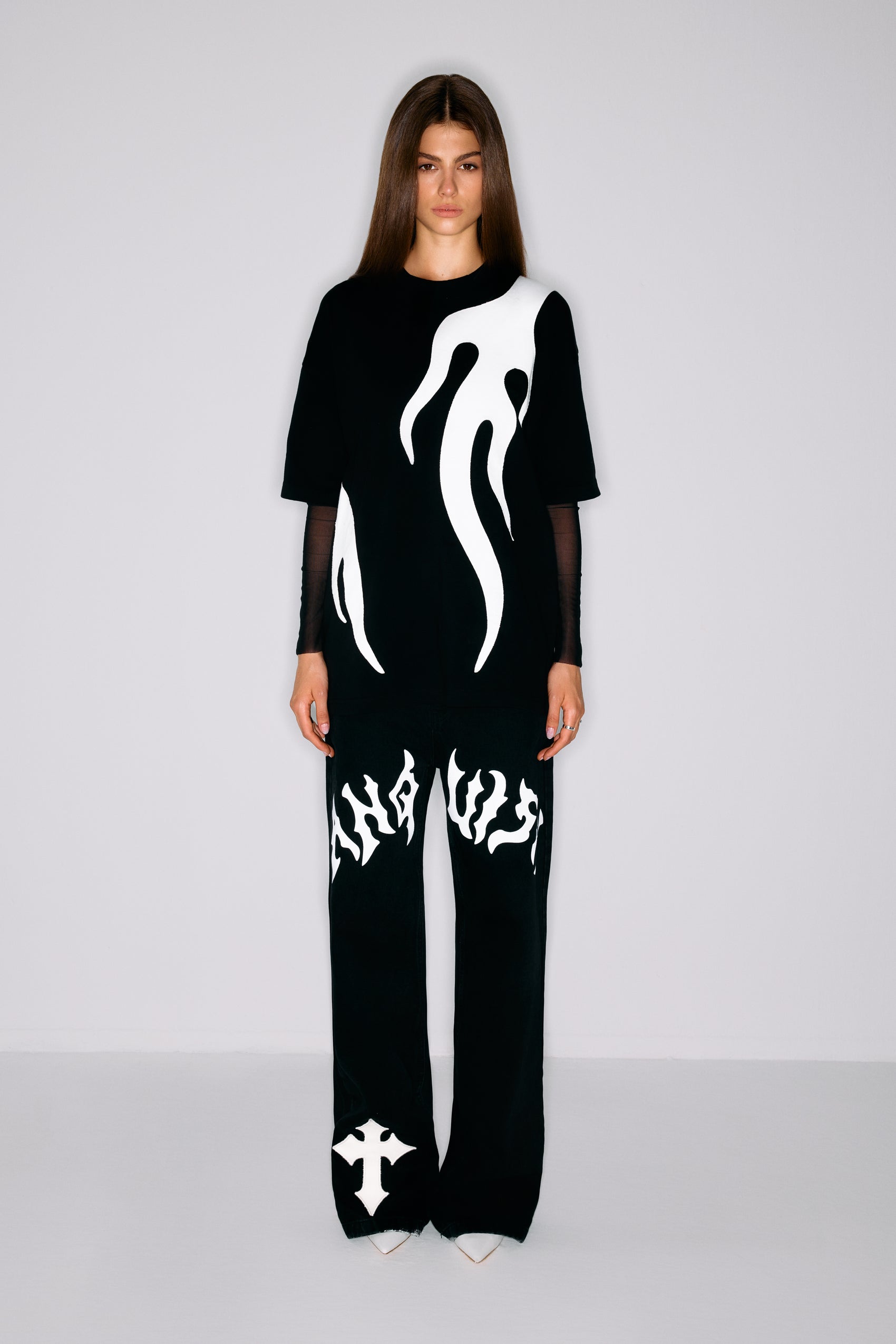 White Flames Tee WLZ-007