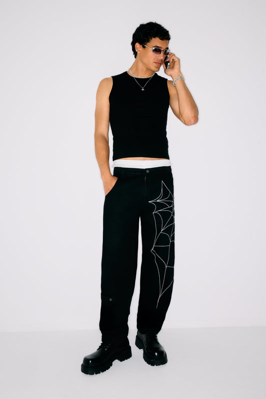 Webbed Up Jeans MLZ-002